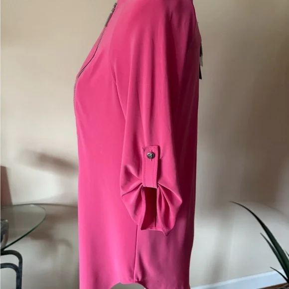 NWT BEAUTIFUL JOSEPH RIBKOFF PINK TUNIK TOP, size 8 - Picture 4 of 8
